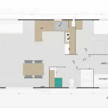 Кемпинг 4 Etoiles - Piscine - Eed0fi