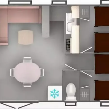 캠프장 4 Etoiles - Piscine - Eed0fi 테그라